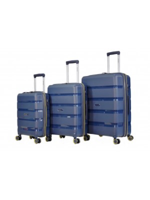 Комплект чемоданов 11192-1 темно-синий