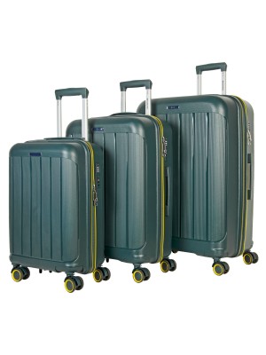 Комплект чемоданов 11197-1 Темно-зеленый