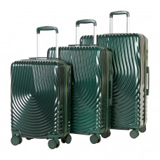 Комплект чемоданов 77062-1 Темно-зеленый