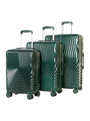 Комплект чемоданов 77062-1 Темно-зеленый