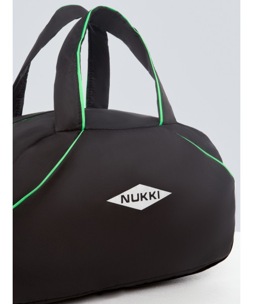 Спортивная сумка NUK_№13 черный, салатовый