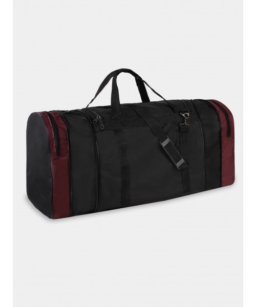 Дорожная сумка С_053-10-1 черный, бордовый