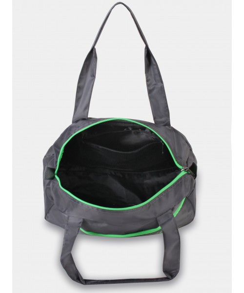 Спортивная сумка С_113 серый, зеленый