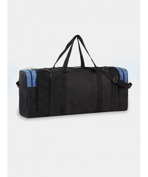 Дорожная сумка С_060 черный, голубой