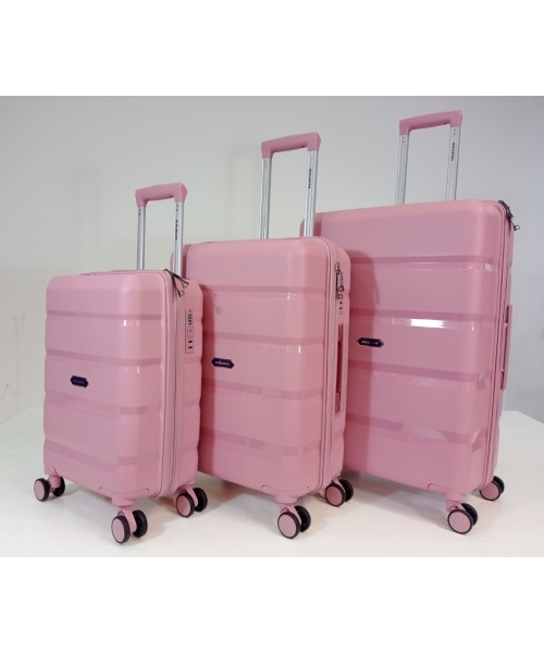 Комплект чемоданов 11192 розовый