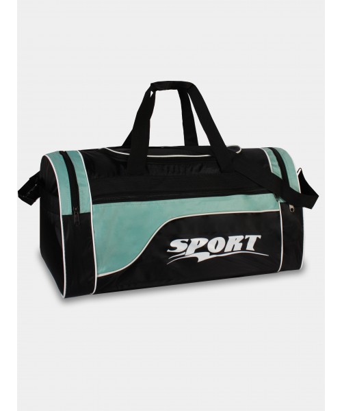 Спортивная сумка 013-420 черный, бирюзовый