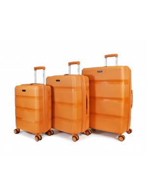 Комплект чемоданов 11195 оранжевый