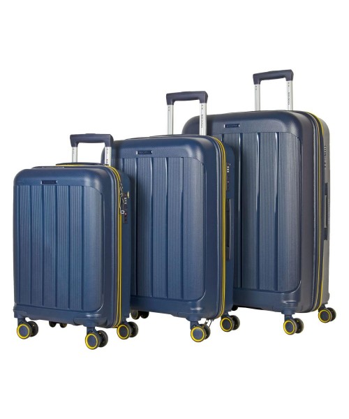 Комплект чемоданов 11197-2 темно-синий