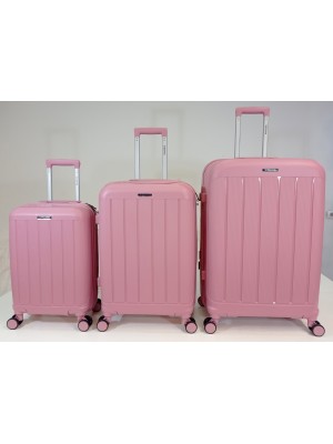 Комплект чемоданов 11197-2 розовый