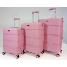 Комплект чемоданов 11195 розовый