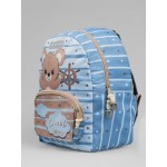 Дошкольный рюкзак NKD6-B-3 голубой мишка