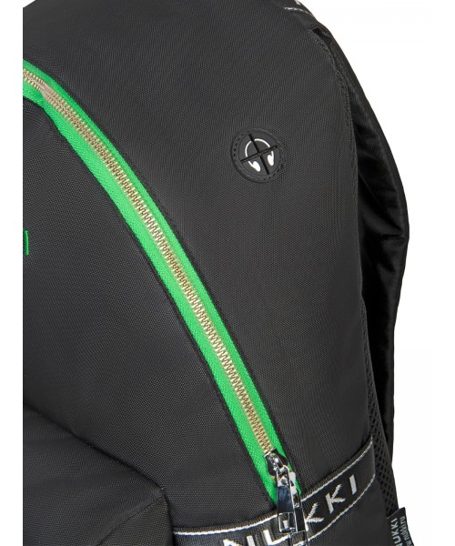 Рюкзак NUK21-MZ03-02 черный, зеленый STOCK
