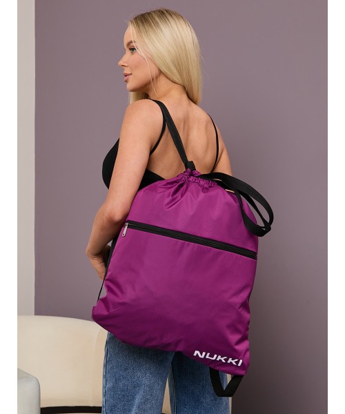 Сумка-рюкзак №63 фиолетовый