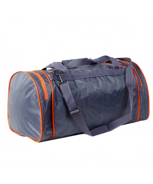 Спортивная сумка 013(420) серый, оранжевый SportMix