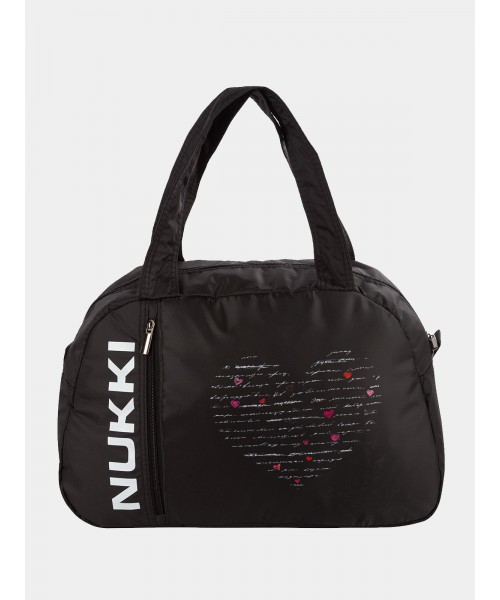 Спортивная сумка NUK-SP-06 черный сердце
