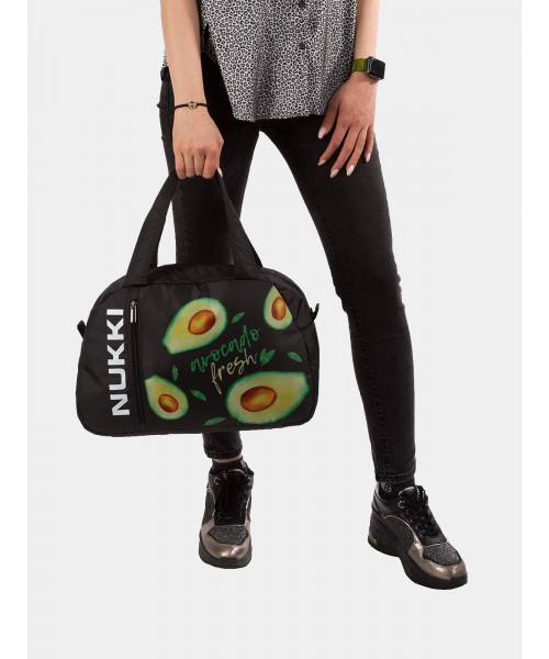 Спортивная сумка NUK-SP-01 черный авокадо
