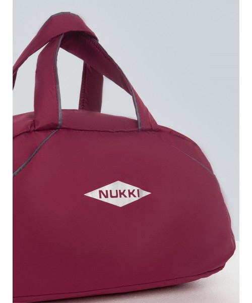Спортивная сумка NUK_№13 бордовый, серый