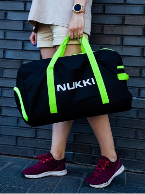 Дорожная сумка NUK-NP-3 черный, салатовый