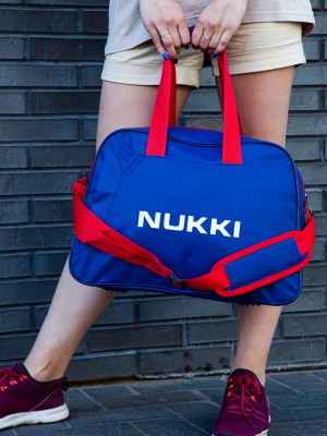Дорожная сумка NUK21-35128 синий, красный
