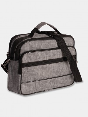 Деловая сумка MД-2110 серый