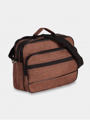 Деловая сумка MД-2110 коричневый