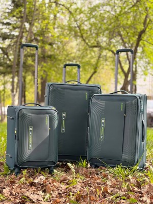 Комплект чемоданов 50157 бирюзовый