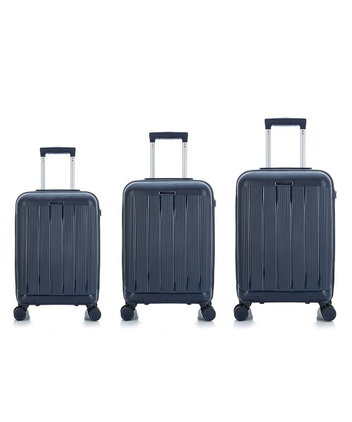 Комплект чемоданов 11197 темно-синий