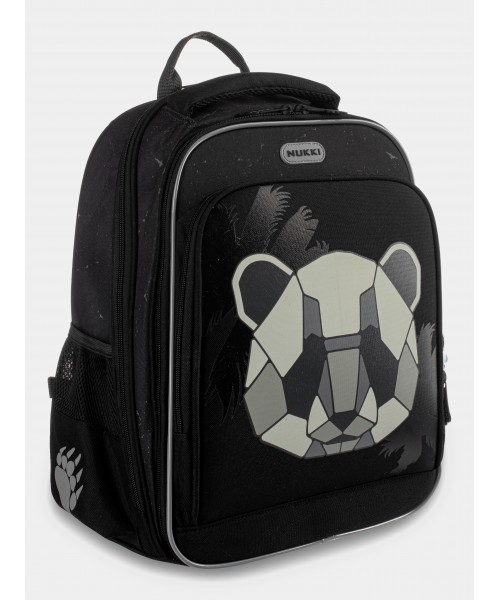 Школьный ранец NK22-7001-1 черный панда