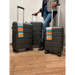 Комплект чемоданов 11192 серый
