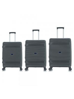 Комплект чемоданов 11193 серый